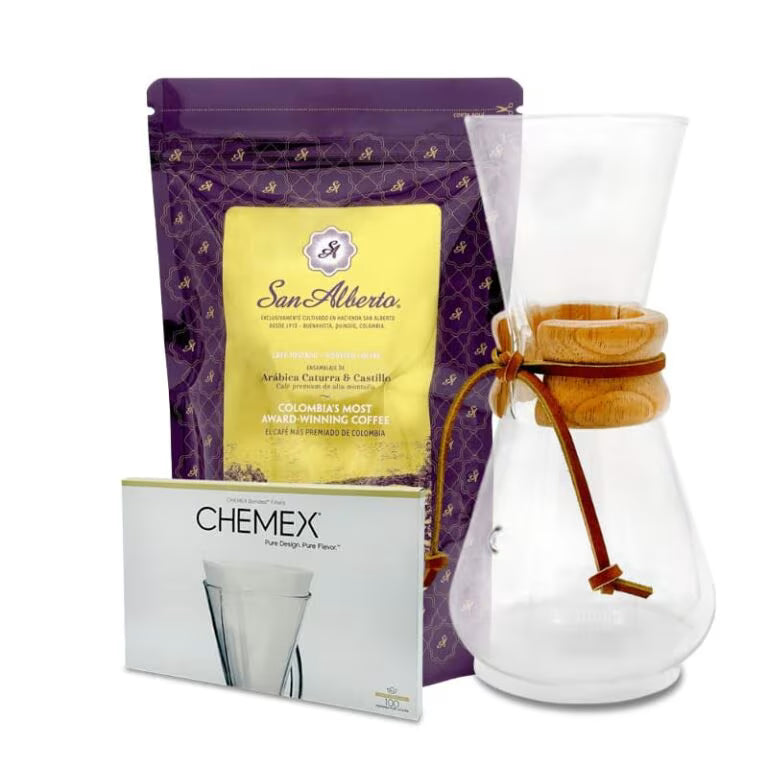 Kit chemex 3 tazas