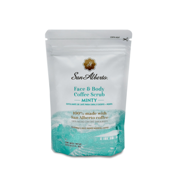 Exfoliante de café y menta San Alberto