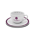 Tazas y plato capuccino