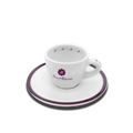 Tazas y plato espresso