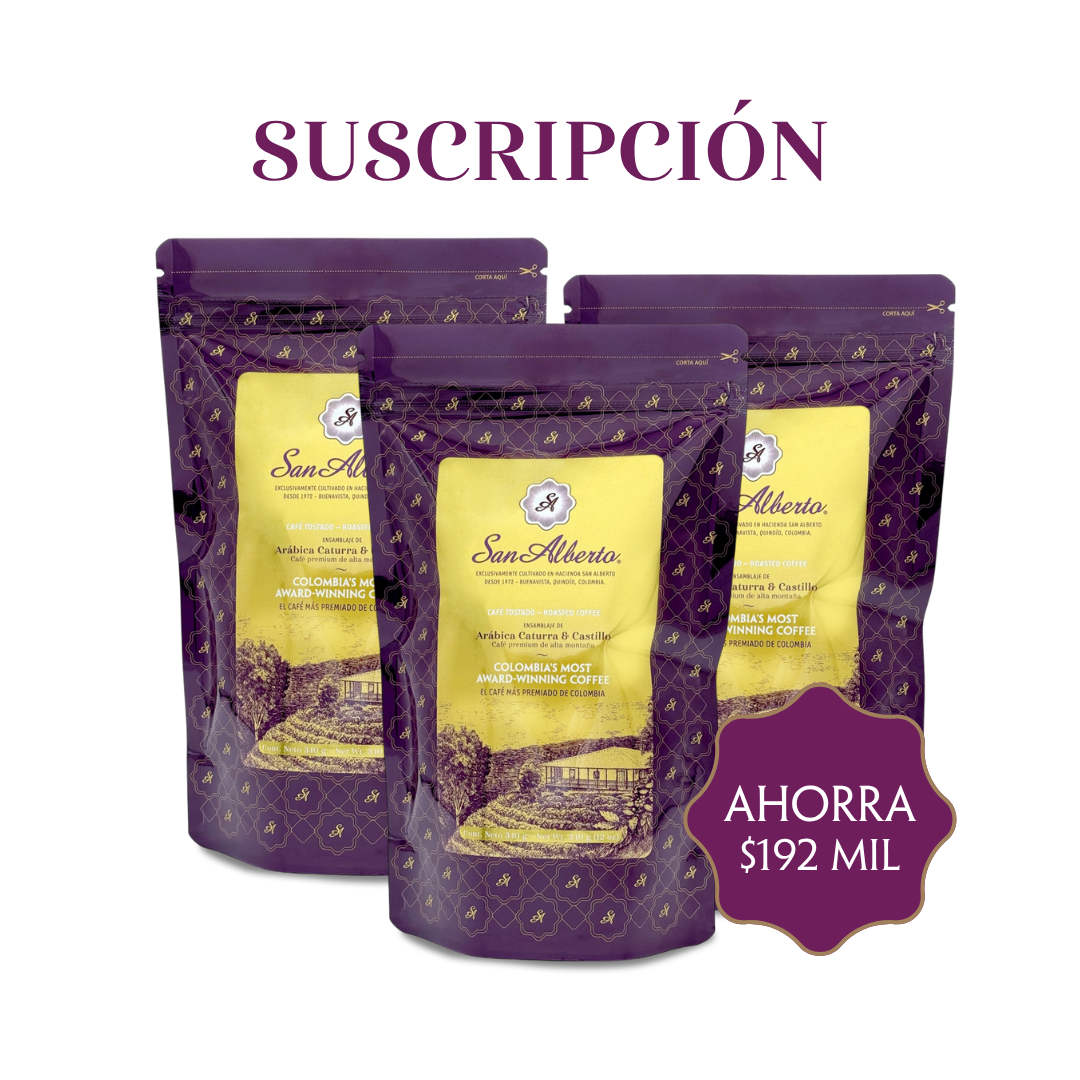 3 bolsas al mes durante 6 meses